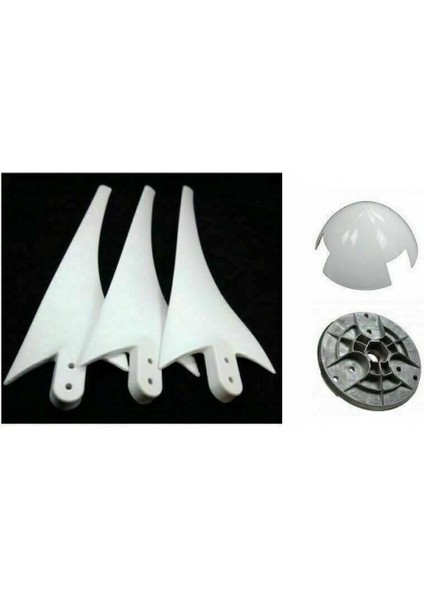 50 cm Kanat Seti - Beyaz Ø1,00M