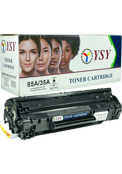 Hp 85A CE285A P1102 (Yenileme Toner) 1600 (1.6k) Sayfa Verimli P1102, P1104, P1107, P1109, M1130, M1132, M1134, M1137, M1138, M1139, M1210, M1212, M1213, M1214, M1216, M1217. M1219 (Siyah)…