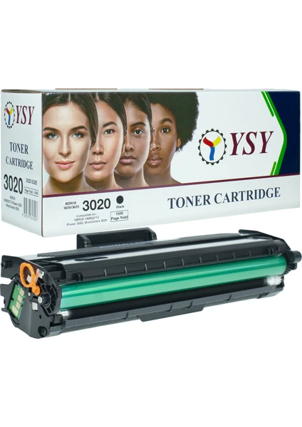 Xerox 3020 3025 (1.5k) Sayfa Verimli Muadil Toner (Siyah)