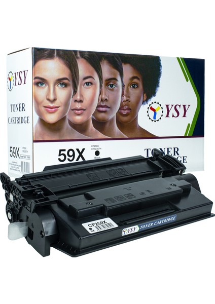 Hp 59X CF259X & Canon CRG-057H Chipsiz 10000(10K) Sayfa Verimli Muadil Toner