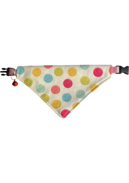 Desenli Fular Bandana Kedi Tasması