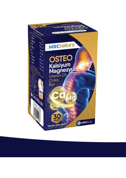 Natura Osteo Kalsiyum Magnezyum 30 Tablet