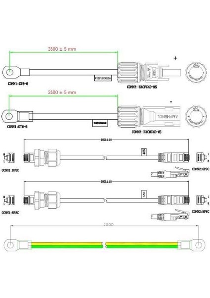 FC0500-40 Akü Denetleme Bms, Taban, Kablolar, Force H1 Için fırsatları