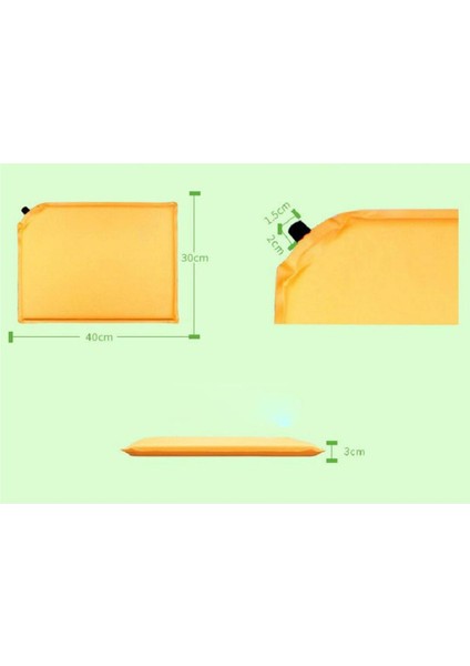 2x Outdoors Kendi Kendinden Yeneleyen Stadyum Koltuğu Yastık Su Geçirmez Bahçe Koltuk Pedi + Çanta (Yurt Dışından) indirimleri