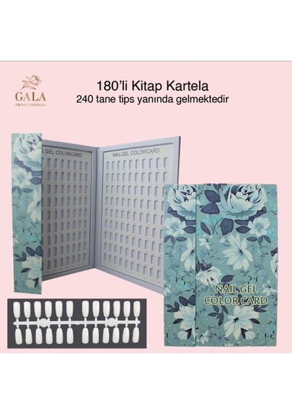 Kitap Kartela 180 Li Açık Mavi (Tipsler Dahil)