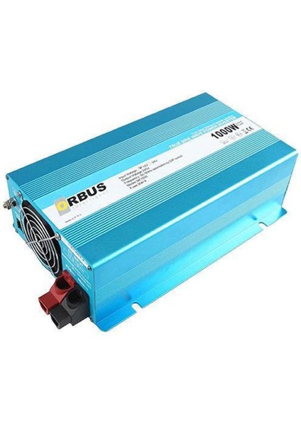 Orbus 1000 W Watt 12V/24V-220V Tam Sinüs Inverter Invertör