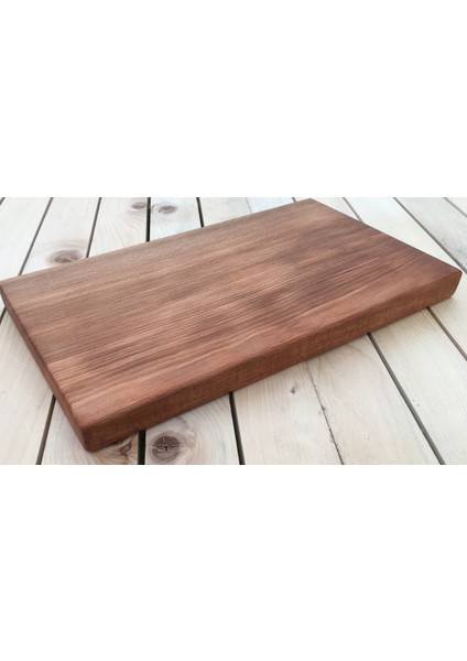 Ahşap 3 cm Kalınlığında Kesme ve Sunum Tahtası 20 cm x 40 cm