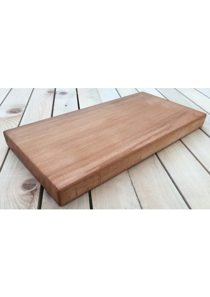Ahşap 3 cm Kalınlığında Kesme ve Sunum Tahtası 20 cm x 40 cm fırsatları