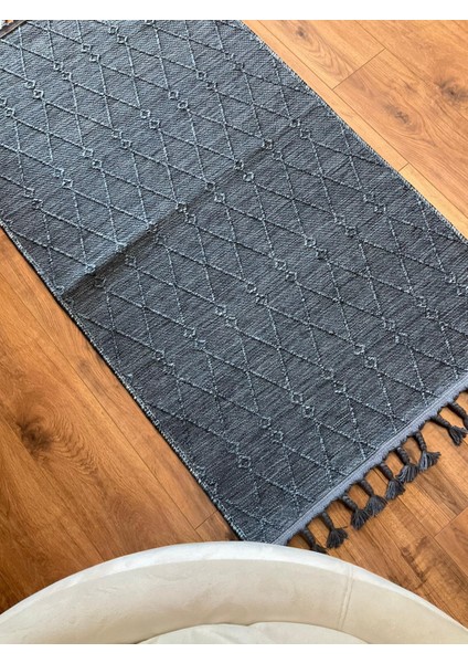 Stıl Kilim 1603 Antrasit Dokuma Kilim Nakış Yıkanabilir indirimleri