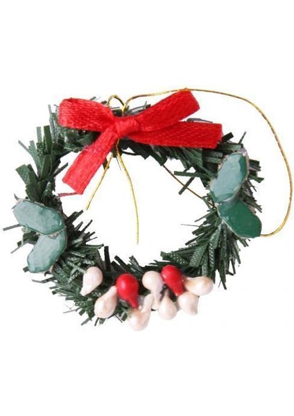 1/12 Dollhouse Noel Minyatür Dekorasyon Çelenk 8 Adet (Yurt Dışından)