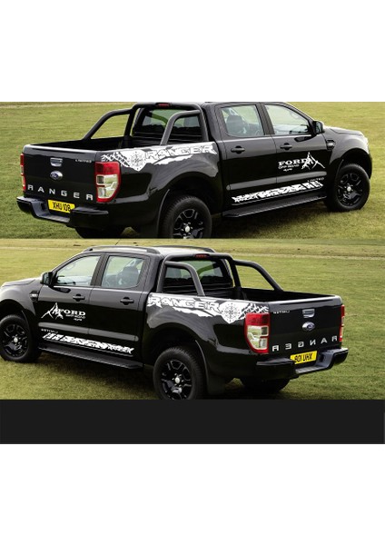 Ford Ranger Gövde Off Road 4x4 Araba STICKER-S1833