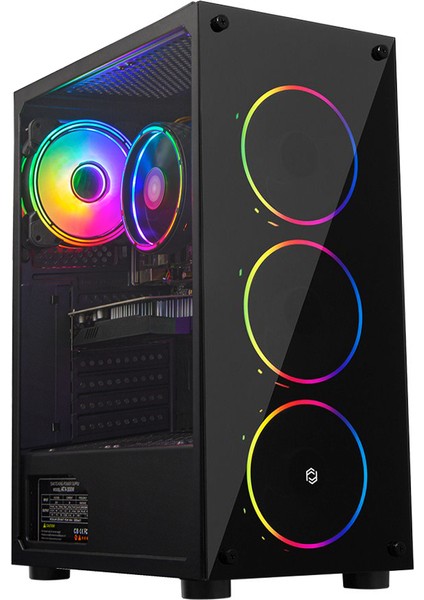 RTX20 I5-10400F16GB Ddr4 256GB SSD RTX3060 12GB 23.6" Curved Oyuncu Masaüstü Bilgisayar