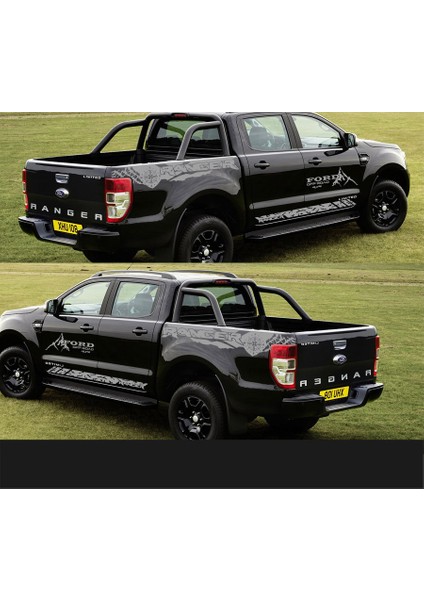Ford Ranger Gövde Off Road 4x4 Araba STICKER-S1833