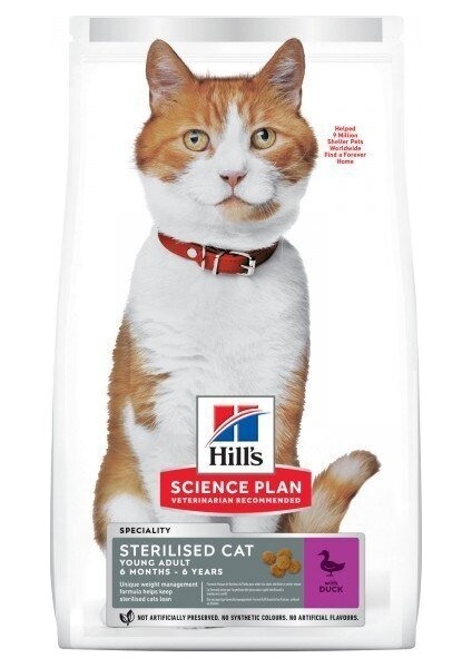 Ördek Etli Kısırlaştırılmış Yetişkin Kedi Maması 10 kg