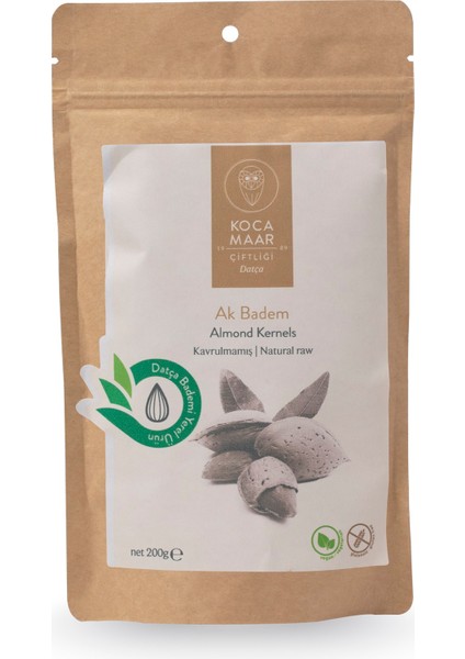 Kavrulmamış İç Badem Akbadem 200 gr