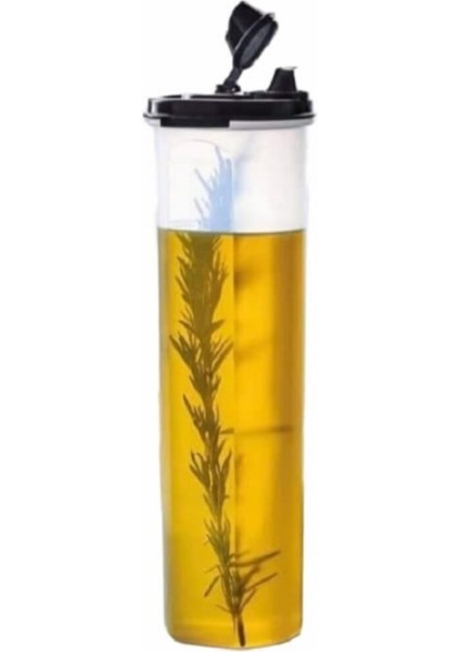 Oval Zeytinyağlık 1.1 Litre Siyah Yağlık Sosluk Hsgl