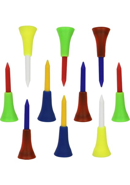 2X10PCS Golf Tees Golf Tees Top Çivi Lastik Tee Için 56MM 2 Adet (Yurt Dışından)