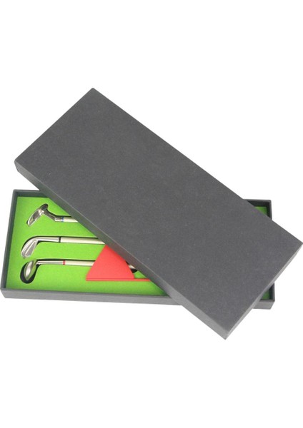 Mini Gerçekçi Golf Eğitim Sahnesi Golf Kulüpleri Bozuk Kalemler Kutu ile Set (Yurt Dışından) indirimleri