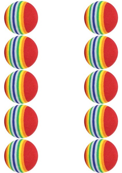 2x 10PCS Gökkuşağı Yumuşak Köpük Sünger Golf Topları Salıncak Uygulaması 35MM 2 Adet (Yurt Dışından) indirimleri