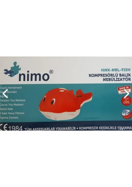 Kompresörlü Balık Nebülizatör Hnk-Nbl-Fish