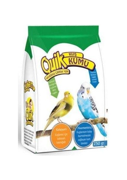 Quik Mineralli Kuş Kumu 250 gr