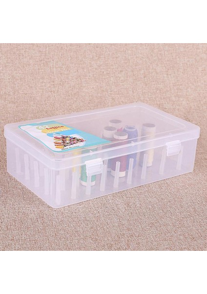 Plastik Bobins Saklama Kutusu Nakış Dikiş El Sanatları Iplik Makaraları Konteyner Kılıfı 23.7X13.7X6.6CM (Yurt Dışından) fırsatları