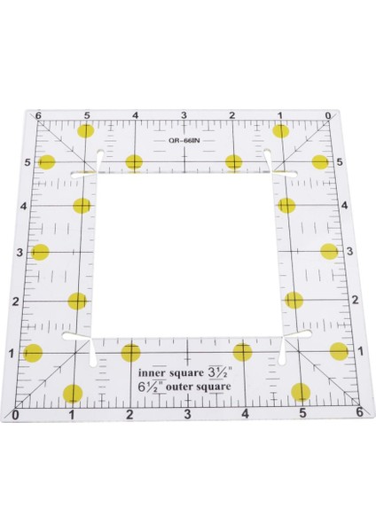 Patchwork Cetvel Patchwork Cetvel Akrilik Hükümdarlar Kapitone Aletleri 6x6 Inç (Yurt Dışından) fiyatları