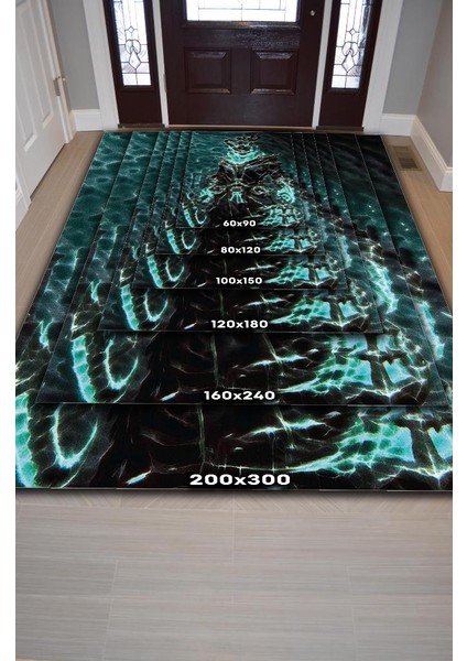 Thresh Dokuma Tabanlı Yıkanabilir Gamer Halısı