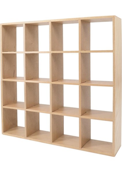 El Yapımı Ahşap Raf Organizatörü 1/12 Ölçekli Dollhouse Mobilya Dekoratif Seti Natural1 (Yurt Dışından)