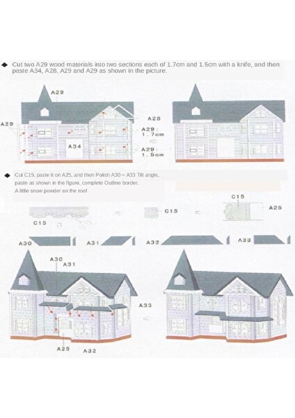 Mobilya ile Dollhouse Kit 2 Pc (Yurt Dışından)