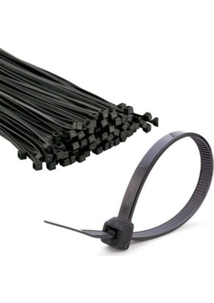 3,6X370 Standart Kablo Bağı Siyah 100 Adet