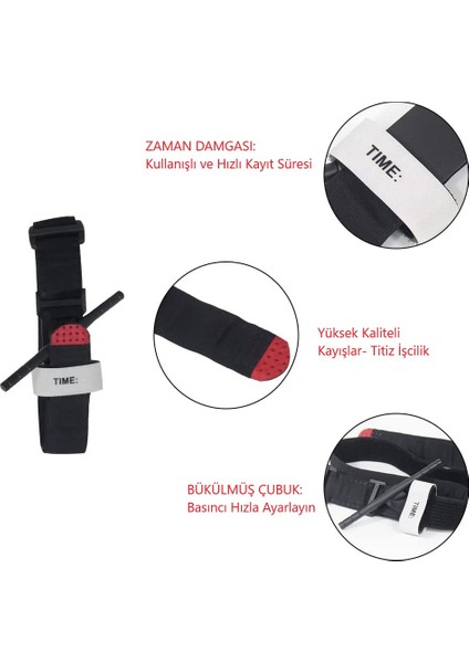 Hemostatik Turnike Taktik Acil Dış Mekan Turnike Yürüyüş Dağcılık Sporları Kamp Hemostatik Bandaj