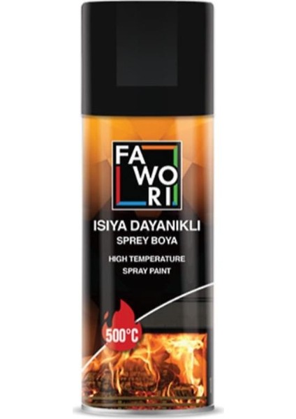Faworı Sprey Boya Isıya Dayanıklı Siyah