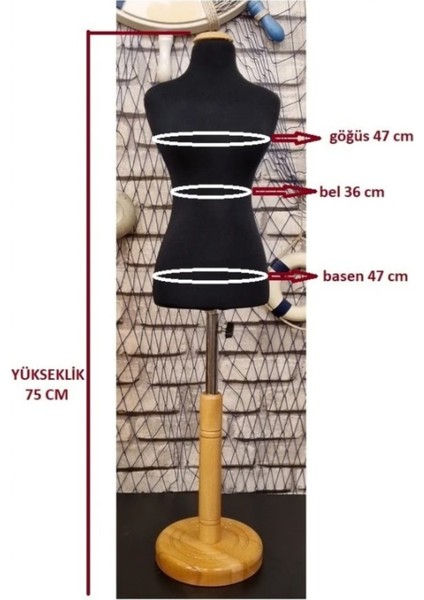 Yigitfurkanticaret 50 Eşer , Terzi Mankeni ( Minyatür )