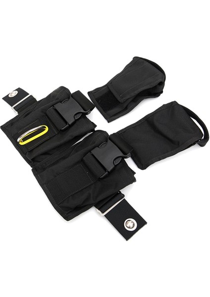 8lbs Scuba Backplate Ağırlık Çanta Dolgu Çantası Cepleri Dişli Bcd Tutucu Siyah (Yurt Dışından)