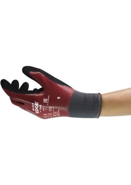 Edge 48-919 4/4 Köpük Nitril Kaplı Yag Tutmaz Iş Eldiveni