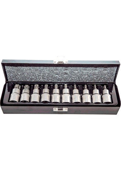 Ncset12t 11 Parça 1/2" Cr-V Tor x Lokma Seti