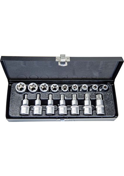 Ncset87 9 Parça 1/2" Cr-V Tor x Lokma Seti