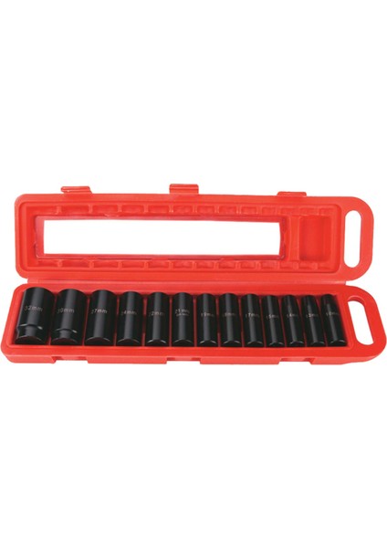 Rt-013k 1/2" 13 Parça Cr-Mo Uzun Altı Köşe Lokma Seti