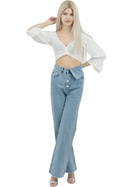 Ispanyol Paça Kot Mavi fırsatları