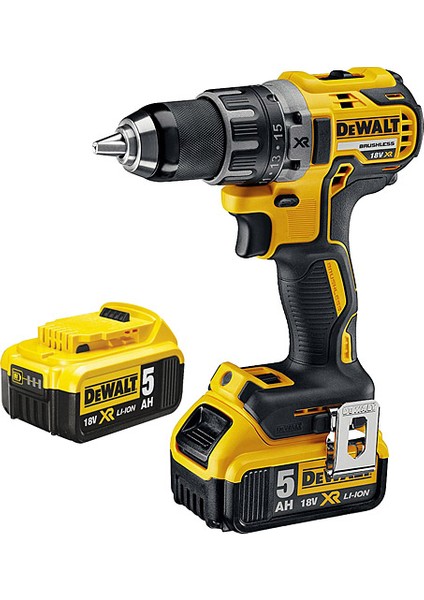 DCD791P2 18V/5.0 Ah Li-Ion Kömürsüz Darbesiz Vidalama/matkap