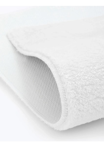 Raschel Carpet Kesme Yolluk Kaymaz Taban Yumuşak Peluş Halı Beyaz modelleri