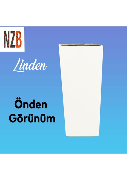 Lüks Mobilya Kanepe Sehpa Tv Ünitesi Koltuk Ayağı 12 cm Beyaz Köşeli Baza Ayak fırsatları