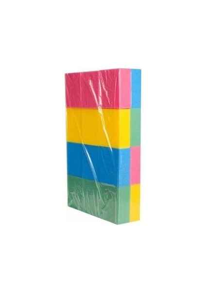 Temizlik Araba Yıkama Sıva Sıvacı Süngeri Renkli 24'lü Paket 13 x 16 cm