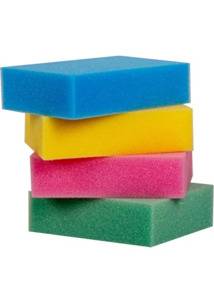 Temizlik Araba Yıkama Sıva Sıvacı Süngeri Renkli 24'lü Paket 13 x 16 cm modelleri