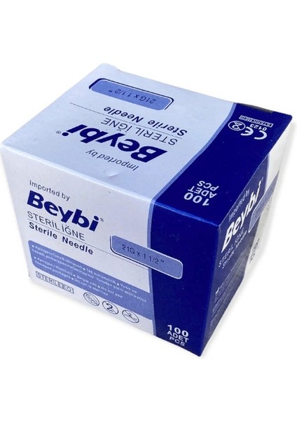 21G x 11/2 Steril Yeşil İğne Ucu 100 Adet