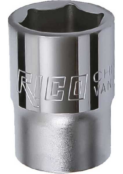 1/4” Kısa Lokma 6 Köşe 11 Mm