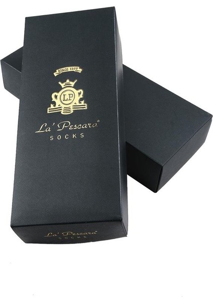 La'pescara Ultra Lüks 12'li Kahverengi Merserize Erkek Klasik Çorap Se modelleri