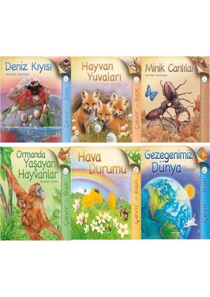 Tübitak Çevir Bak Serisi 6 Kitap Set +7 Yaş