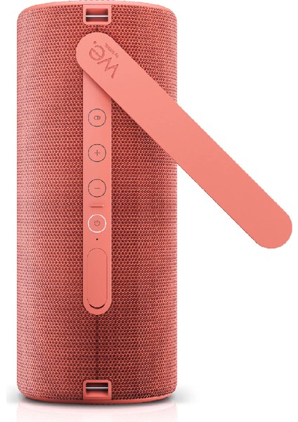 We. Hear 2 Coral Red Suya Toza Dayanıklı Bluetooth Hoparlör